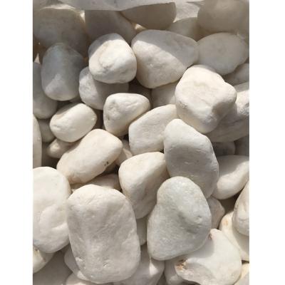 China China traditional natural snow white marble rock landscaping garden pebbles landscape pebble stone for sale