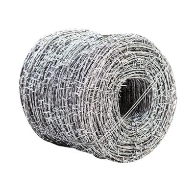 China Protective Barbed Wire Construction Factory Low Price Hot Dipped Galvanized Barbed Wire Philippines for sale