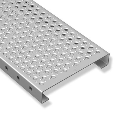 China Industrial Anti Skid Perforated Flooring / Skid Non Perforated Metal Plate Sheet for sale