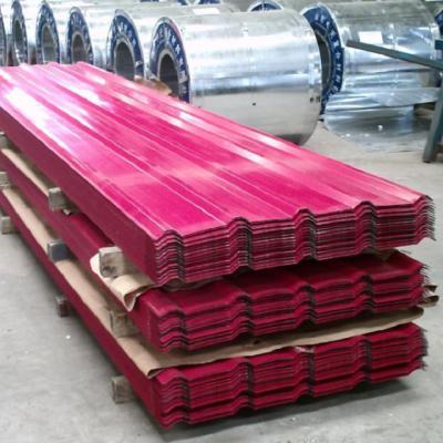 China Versatile Color Coated Corrugated Galvanized Steel Metal Roof Tile Panel for sale