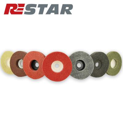 China For Manual And Automatic Grinding Non Woven Polishing Disc For Angle Grinder for sale