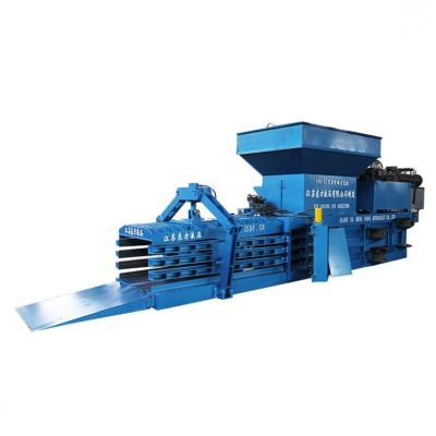 China Waste Paper Pet Bottles Hydraulic Baler Auto Feeding and Binding Machine Hot Sale for sale