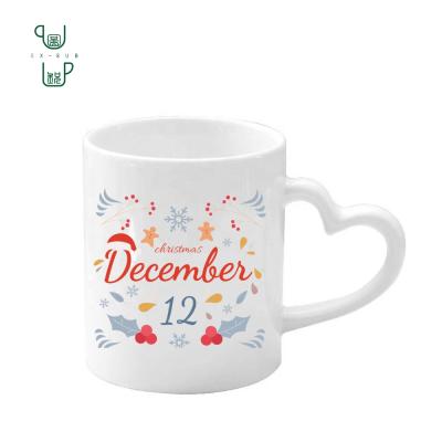 China Personalized Disposable Sublimation DIY White Mug Mugs Festival Exclusive Customization for sale