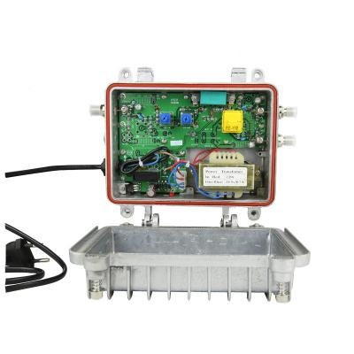 China Two RFS CATV Amplifier H500 Outdoor Trunk With 60v WS-H500 Power Supply for sale