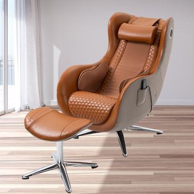 China Electric Luxury Leather Body Office Rocking Chair With Footrest for sale