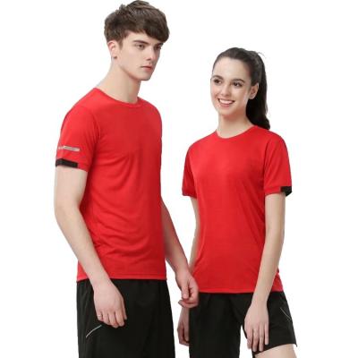 China Anti-wrinkle fashion style sports t-shirt multicolor breathable sweat absorbing custom logo sports t-shirt for sale