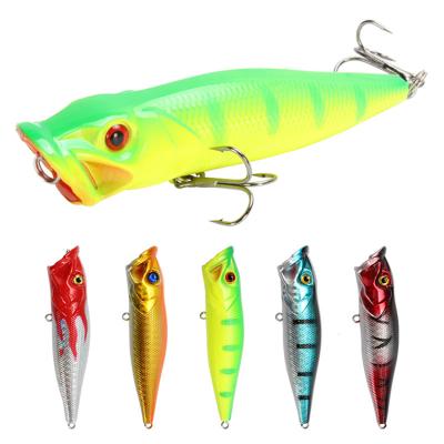 China 2022 New Plastic Snap Fishing Lure 9cm PESCA 12.5g Fish Lure Topwater Wobbler Isca Swimbait 3D Artificial Hard Eye Crankbait for sale