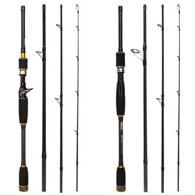 China Durable Fishing Tackle Carbon Fishing Rod High Quality Four Section To Pilot Fishing Rod New Fishing Rod for sale