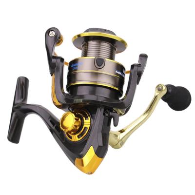 China ABS+Metal 2022new 3000-5000# Gold Bait Runner Carp Fishing Spinning Reel for sale