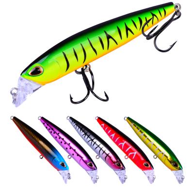 China 2022 New ABS Plastic Minnow Fishing Lure 9.4cm/10.4g Floating Artificial Hard Bait Fishing Tackle Plastic Fish Wobbler for sale