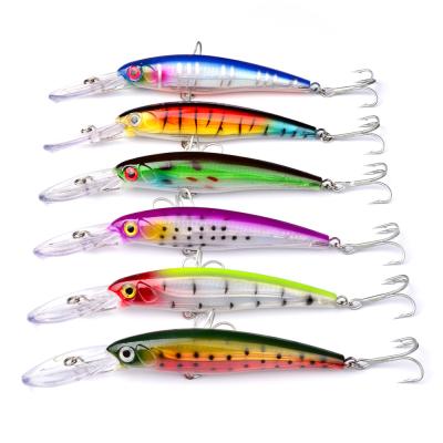 China 2022 New 165mm 33.4g Plastic Minnow Sinking Hard Fishing Lures Artificial Bait Fishing Tackle For Saltwater for sale