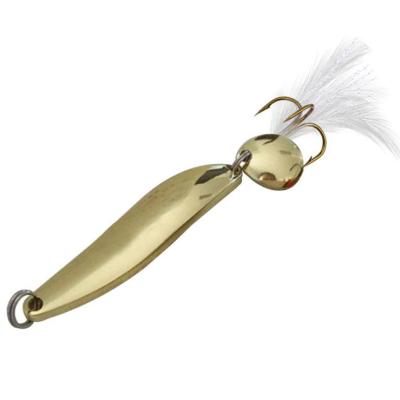 China Iron 2022 new lures 5/7/10/13 g viper metal spoon spangle with treble hooks fishing lure for sale