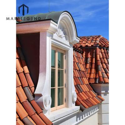 China GRC Modern Exterior Roof Window Moldings Decoration Skylight Surround for sale