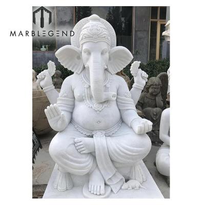 China Modern Stone Carving Temple Use Elephant Head Buddha Statue for sale