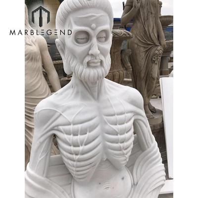 China Modern Handmade Marble Religious Male Statue for sale