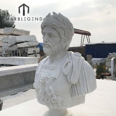 China Modern Custom Hand Carved Marble Statue Male Sculpture for sale