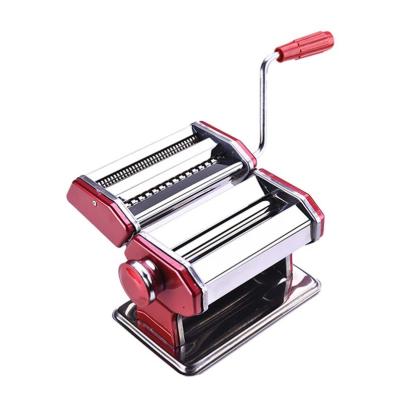 China Home Use Manual Pasta Maker Machine Stainless Steel Pasta Roller Cutter Noodle Makers for sale