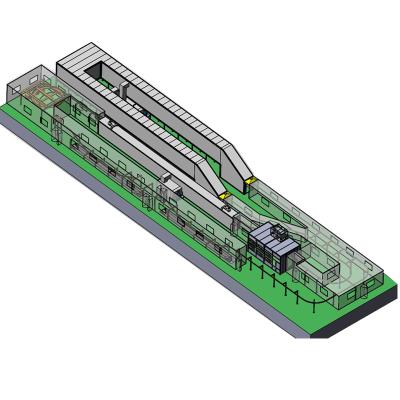 China Powder coating automatic powder coating line for sale for sale