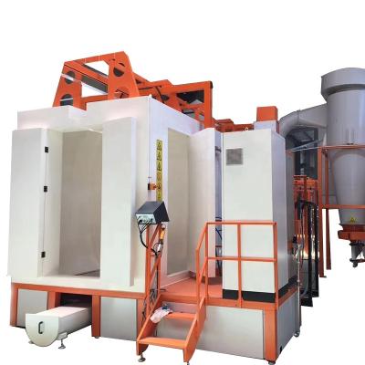 China Building material stores pp powder coat spray booth with fast color change powder supply center for sale