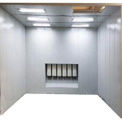 China Customized Cartridge Filter Recycle Powder Coating Electrostatic Spray Booth for sale