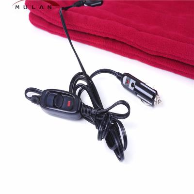 China 12V Flame Retardant Heated Blanket For Car , 145*102cm Car Thermal Blanket for sale