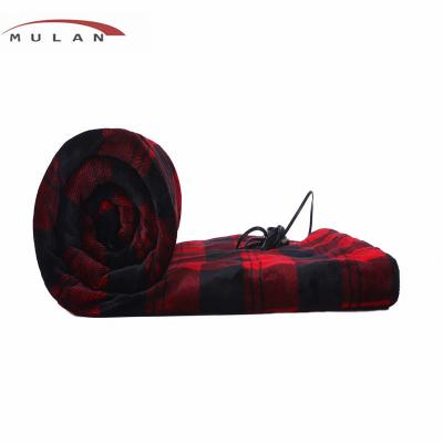 China Fire Retardant Car Electric Blanket , Travel Seat Electric Heating Covering Comfortable Blanket for sale