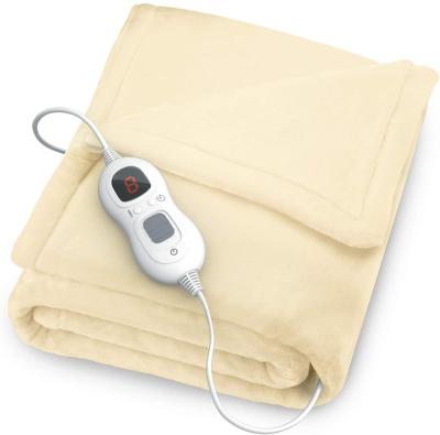 China PORTABLE Electric Heating Blanket Fleece Heated Body Warmer Hot Sale 110V 50x60 Thumb Spray for sale