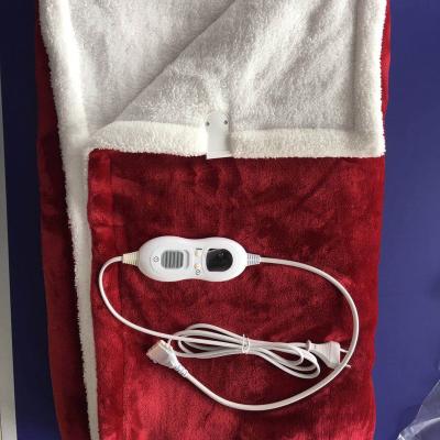 China Heated Therapy 50x60 Inch Amazon Winter Fleece Electric Heating Heated Spray For Body Warmer Electric Throw Blanket for sale