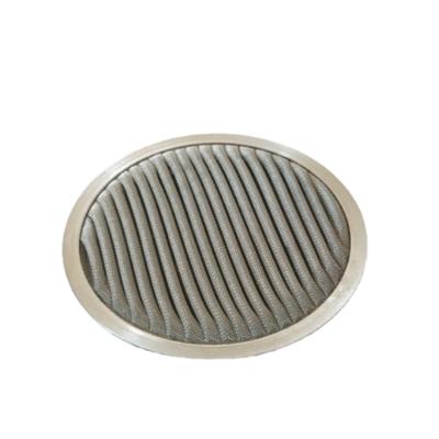 China Filtration System Stainless Steel Filter Screen Pack Wire Mesh Filter Discs Pack Extruder Screen Edge Packed Filter Mesh Packs Filter Disc Mesh for sale