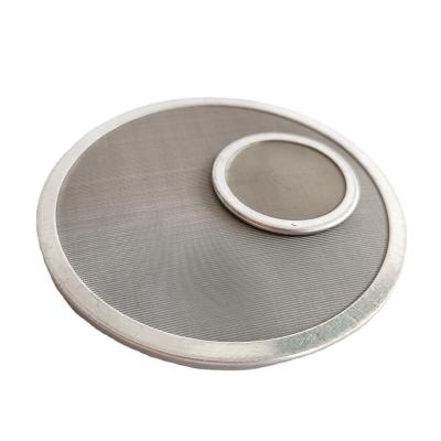 China Corrosion Resistance Best Price SUS 304 Stainless Steel Wire Mesh Filter Mesh Screen Stainless Steel Sintered Metal Wire Mesh Filter Disc for sale