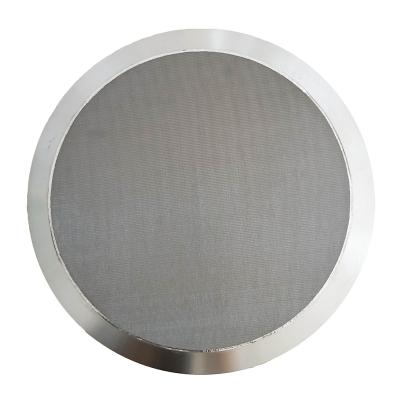 China Plain Sintered Filter Disc Stainless Steel 316L 5-layer sintering wire mesh screen powder transport industry Sintered Filter Element for sale