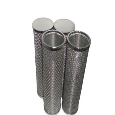 China Filtration Custom 10 20 50 Micron Stainless Steel Filter Wire Mesh Screen Tube for sale