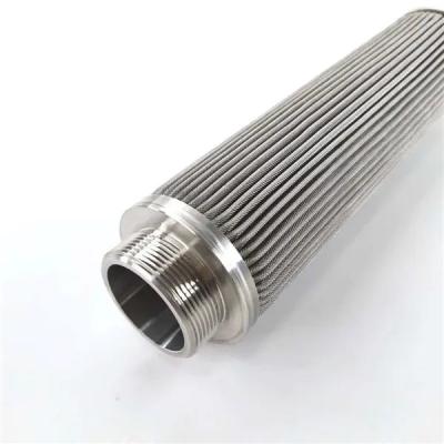 China Hydraulic system High quality Oil filter 10 / 20 / 35um Hydraulic air filter element folding filter element for sale