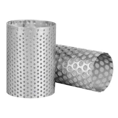 China Durable Factory Custom 304 316 Stainless Steel Round Filter Mesh Aluminum Perforated Metal Mesh for sale