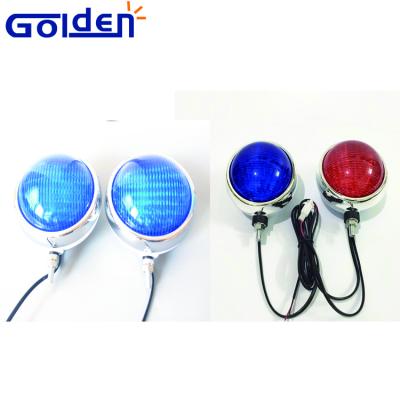 China PC Lens and Aluminum Base Led Front Fog Turn Signal Road Patrol Strobe Police Motorcycles Warning Light for sale