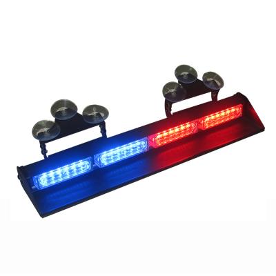 China PMMA+ABS+Aluminum 4 Car Dash Head Interior Police Strobe Linear Led Deck Light for sale