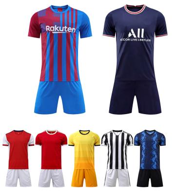 China 2022 new arrivals Quick-drying comfortable and breathable soft breathable and quick-drying soccer football wear custom football wear uniforms for kids men for sale