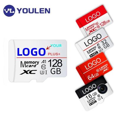 China Original CF Rohs CF FCC 32GB Plastic High Speed ​​Class 10 V10 U1 Capacity 64GB 128GB 256GB TF Micro Memory Card Factory for sale