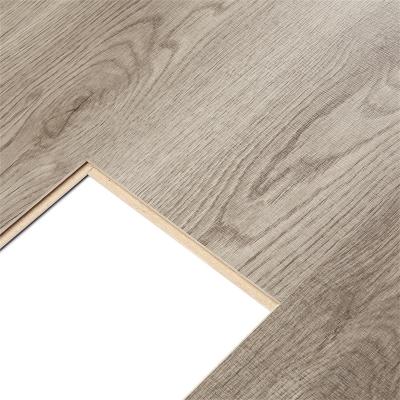 China Wear Resistant Laminate Flooring 31 / ac3 7mm Double Click White Laminate Flooring for sale