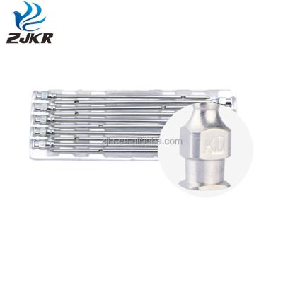 China High Accuracy Stainless Steel Veterinary Milk Passing Syringe Needle For Cow Mastitis Injection for sale