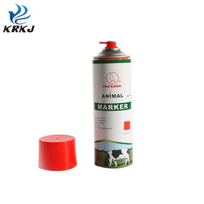 China KD916 400ml 500ml Animal Marking Marker Spray Animal Oil Paint For Sheep Cattle Identification for sale