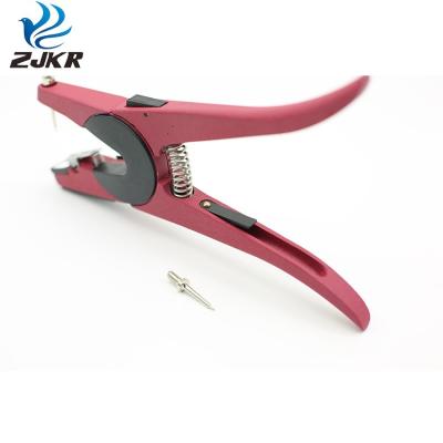 China Easy cooperation and common multi-use unbreakable veterinary cattle outlet zjkr KD509 ear tag rfid-tag pliers applicator for sale