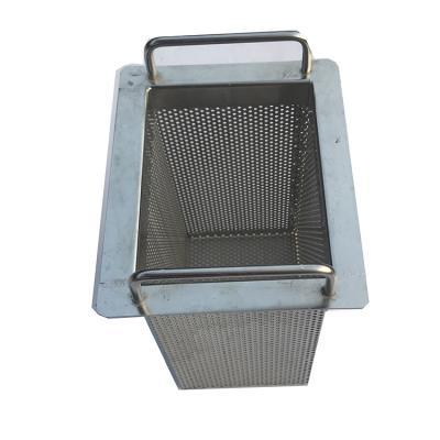 China Building Material Shops Original And Full Industrial Cold Rolled Perforated Steel Storage Basket for sale