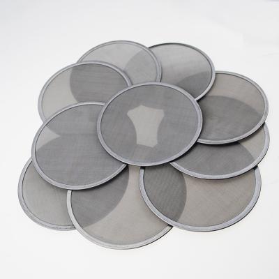 China Excellent Filtration Performance Stainless Steel Weave Sintered Porous Woven Mesh Filter Discs for sale