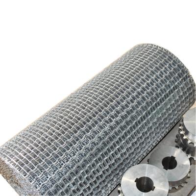 China Stainless Steel Honeycomb Conveyor Belt Heat Resistant Flat Wire Mesh Conveyor Belt for sale