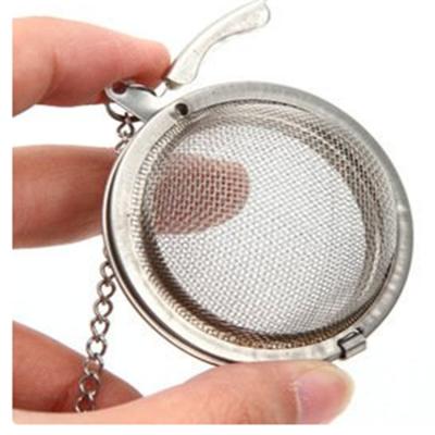 China Sustainable 304 Stainless Steel Treasure Flavor /tea Strainer/Brine Ball Soup Seasoning Ball for sale