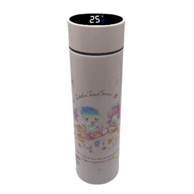 China High Quality Twin Tumbler Coffee Thermos Cup 304 Stainless Steel Thermos Mugs Temperature Display Stars Small Tumbler For Kids for sale