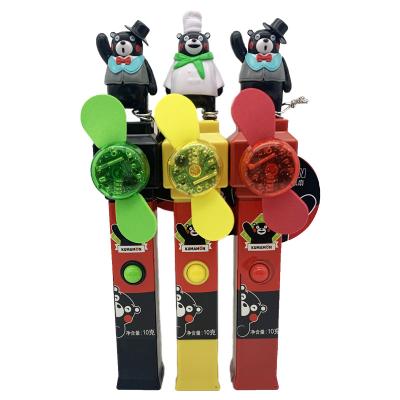 China Cartoon Toys KUMAMON Fan Glow Toy Sanrio Kid Handheld Candy Toy (Candy Battery Included) for sale