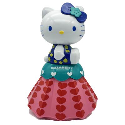 China Cartoon Toys Hello Kitty Plastic Ornaments Piggy Bank For Kids Sanrio Candy Toy for sale