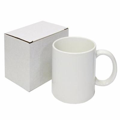 China Viable Wholesale Custom White Sublimation China Porcelain Ceramic Mug For Diy Printing Mug Supplier for sale